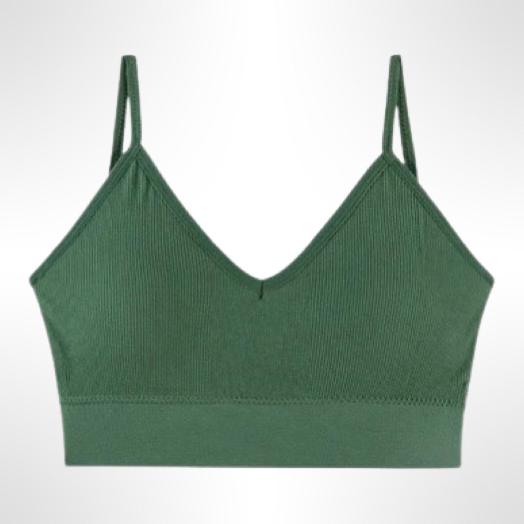 “Olive Seamless Bralette”